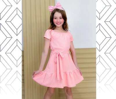 Vestido Infantil diversas cores